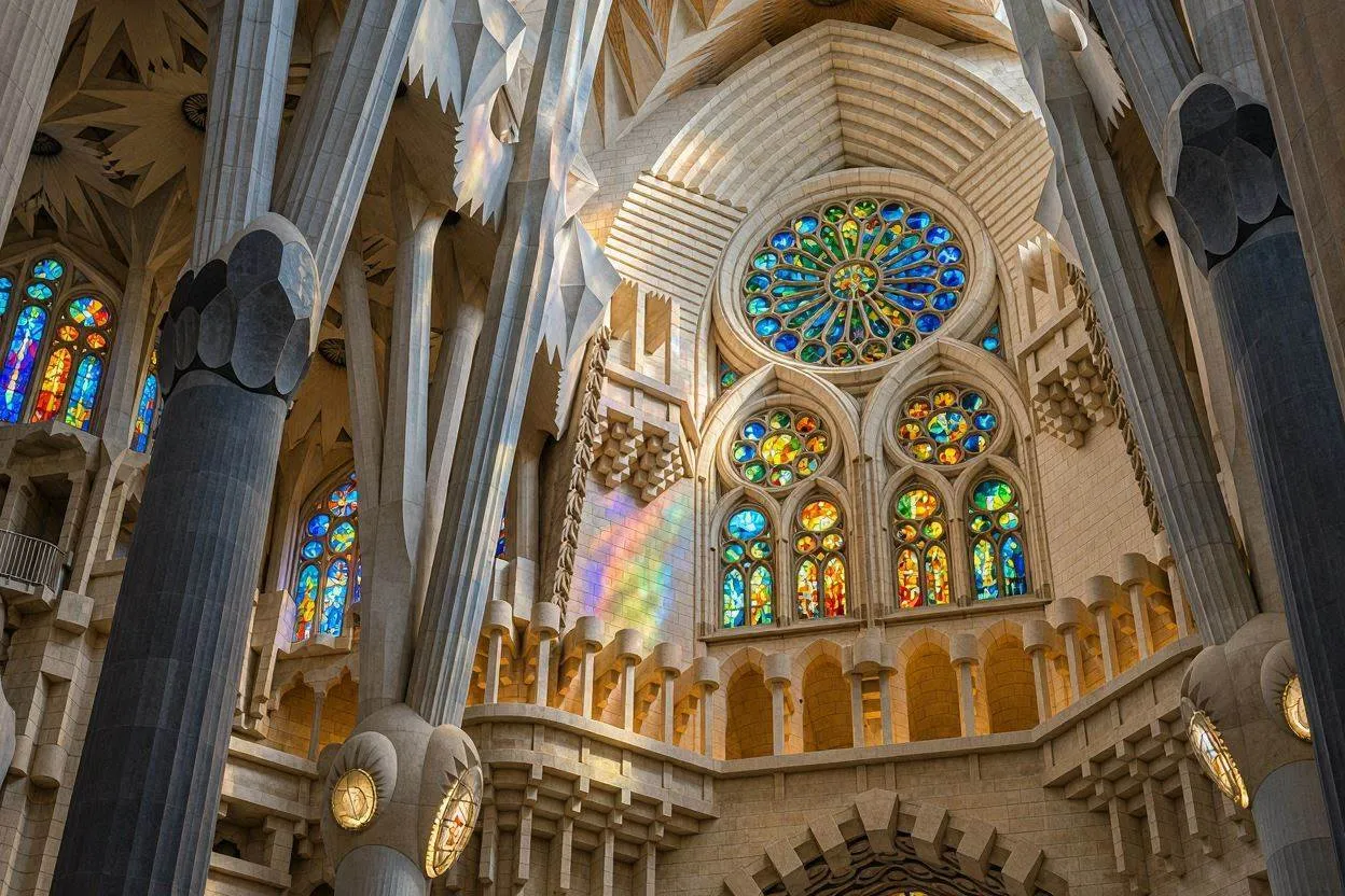 The Sagrada Familia basilica, now the tallest church in the world
