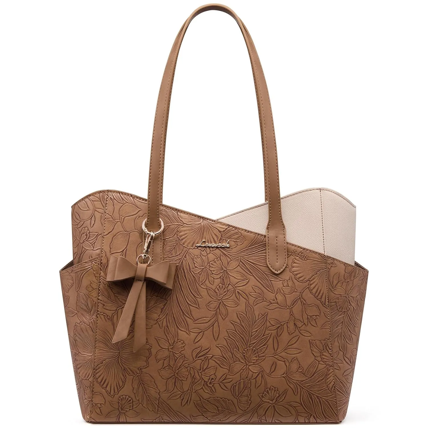 LOVEVOOK Small Tote — full lifestyle shot, everyday carry