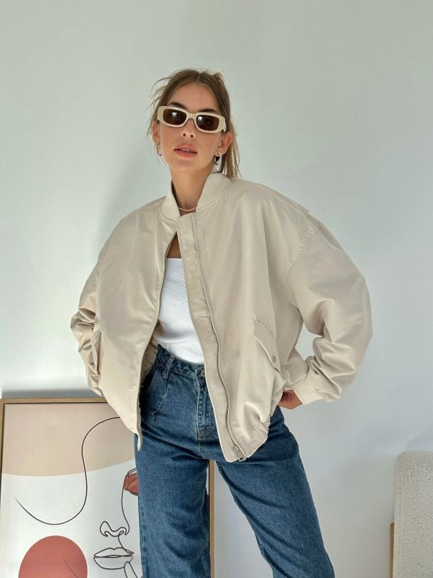 Jeans and lightweight jacket