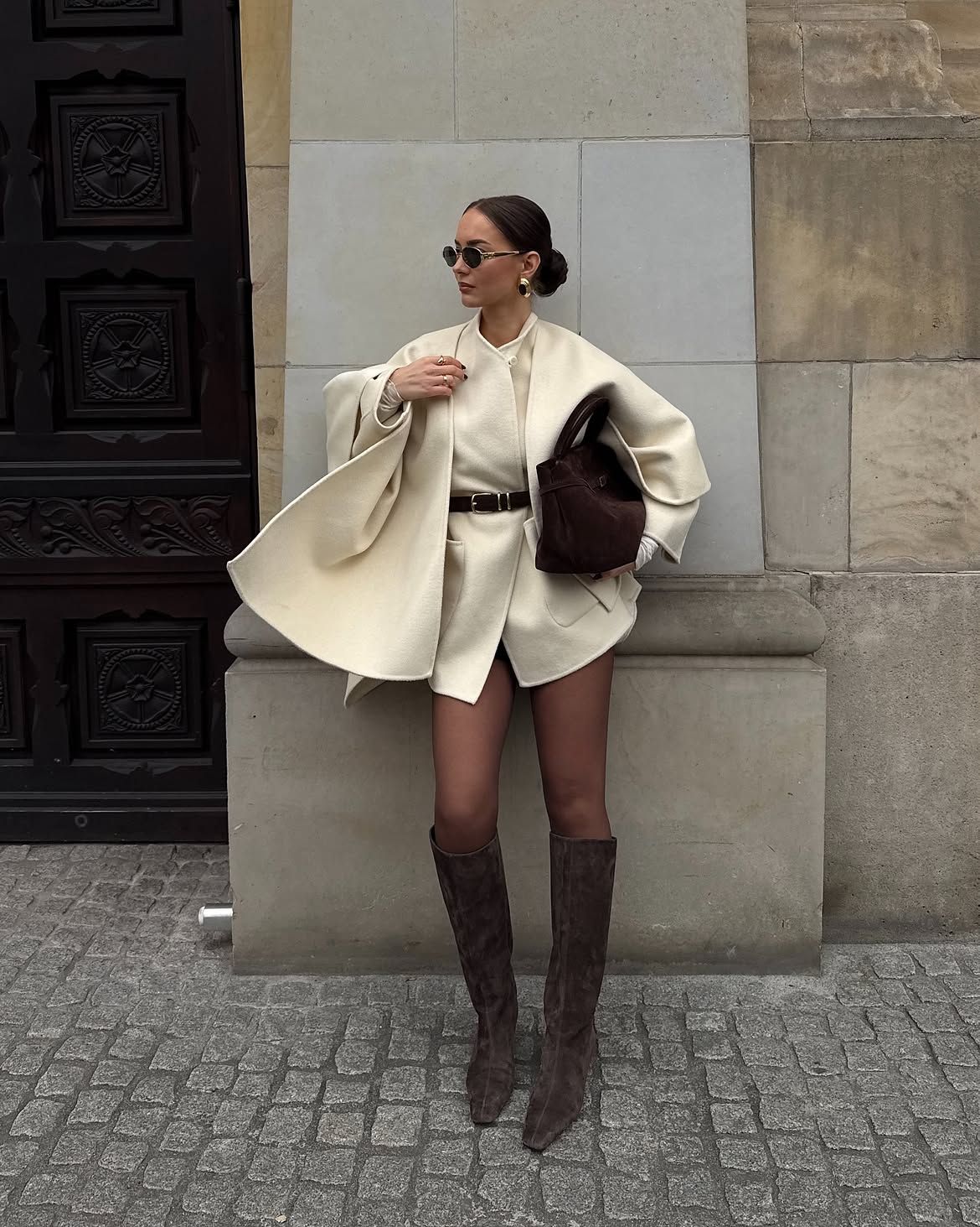 Cropped capes and wraps