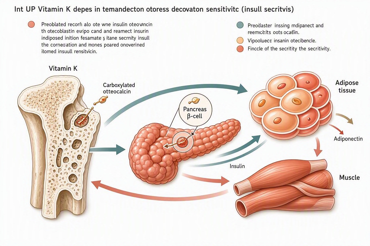Arterial health and vitamin K preventing vascular calcification